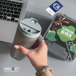 ست لانچ باکس مربع و قمقمه کد 0155 - Image 4