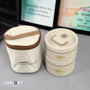 0206 لانچ باکس کیف دار 2 عددی Lunch