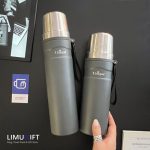 فلاسک استیل یونیک دکمه‌ای اورجینال و کمپینگی (Unique) - کد 0239 - Image 2