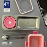 لانچ باکس داخل استیل 2 خانه برند Laxson کد 0237 - Image 3