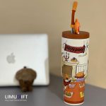 تراول ماگ فانتزی دیلر مدل تامبلر طرح پاپی (سگ کارتونی) 1200 میل-Diller کد 0258 - Image 4