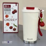 تراول ماگ گیلاسی برند دیلر 560 میل مینیمال دوحالته با صافی دتاکس- Diller کد 0267 - Image 2