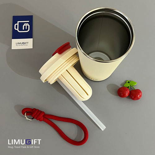 0267 تراول ماگ دوحالته دیلر طرح گیلاس-Diller - Image 5