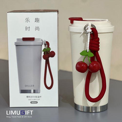 0267 تراول ماگ دوحالته دیلر طرح گیلاس-Diller - Image 6