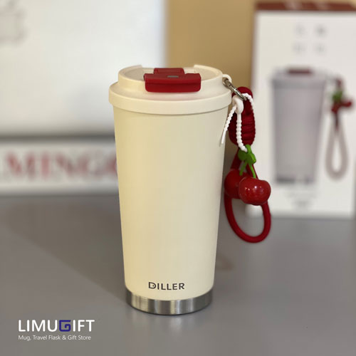 0267 تراول ماگ دوحالته دیلر طرح گیلاس-Diller