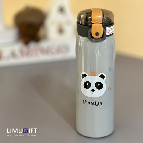 0262 تراول ماگ کودک نی دار طرح حیوانات