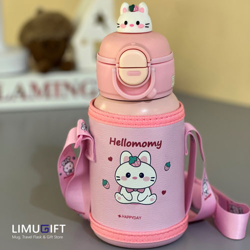 0261 فلاسک کودک دوحالته کیف دار