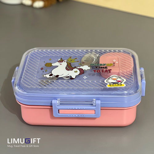 0252 لانچ باکس داخل استیل کودک برند Laxson