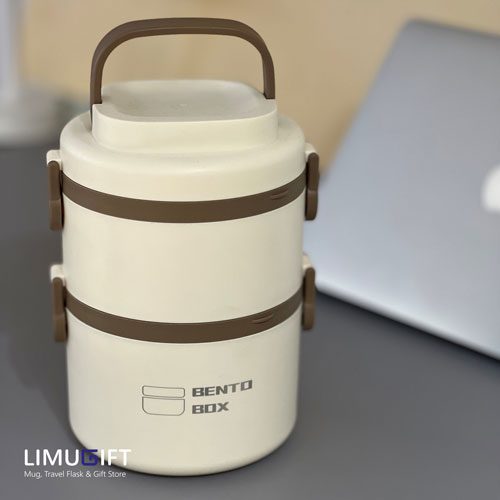 لانچ باکس دوطبقه Bento Box-دسته لانچ باکس دوطبقه Bento Box کد 0255 - Image 1
