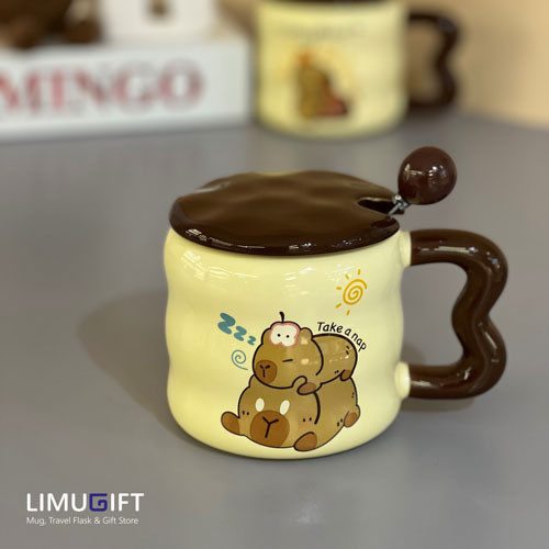 0264 ماگ سرامیکی طرح کاپی بارا