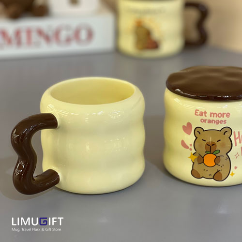 0264 ماگ سرامیکی طرح کاپی بارا - Image 6