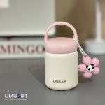 مینی تراول ماگ دیلر با آویز پاندا و شکوفه 200 میل-Diller کد 0259 - Image 3