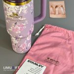 تراول ماگ استنلی گلدار با جعبه کادویی رنگ بنفش -Stanley کد 0283 - Image 4