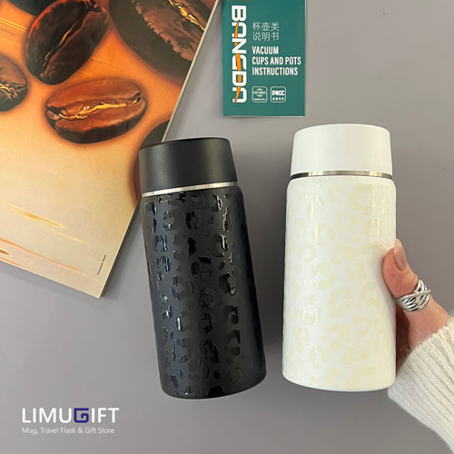 0298 فلاسک طرح پلنگی جعبه کادویی - Image 6