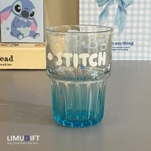 0296 ماگ دیزنی شیشه ای طرح استیچ