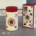 مینی فلاسک تدی و گیلاس برند دیلر 280 میل-Diller کد 0338