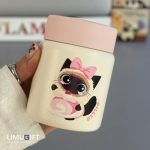 تراول ماگ (مینی فلاسک) فانتزی دیلر 150 میل گربه صورتی- Diller کد 0333 - Image 2