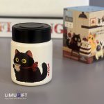 تراول ماگ (مینی فلاسک) برند دیلر فانتزی 150 میل گربه مشکی -Diller- کد 0329