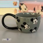ماگ دیزنی میکی موس (Mickey Mouse) سرامیکی فانتزیِ طوسی کد 0319 - Image 2