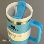 ماگ نِی‌دار استنلی Stanley Quencher تامبلر آبی روشن40oz- کد 0360 - Image 2