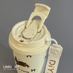 تراول ماگ دوحالته فانتزی داخل سرامیکی 310 میل- کد 0375 - Image 8