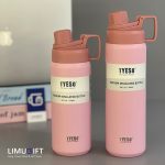 بطری استیل مینیمال دسته‌دار تایسو با درب پیچی -Tyeso کد 0369 - Image 5