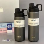بطری استیل مینیمال دسته‌دار تایسو با درب پیچی -Tyeso کد 0369 - Image 2