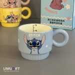 ماگ دیزنی استیچ و آنجل سرامیکی (Stitch and angel)- کد 0380 - Image 5