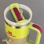 تراول ماگ استنلی Stanley Quencher مدل تامبلر رنگ سبز فسفری 40oz -کد 0390 - Image 2