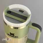 ماگ نِی‌دار استنلی Stanley Quencher رنگ سبز 40oz- کد 0389 - Image 3