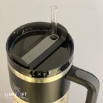 تراول ماگ استنلی Stanley Quencher مدل تامبلر رنگ مشکی 40oz-  کد 0388 - Image 2
