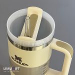 تراول ماگ استنلی Stanley Quencher مدل تامبلر رنگ کرم40oz- کد 0392 - Image 3
