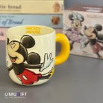 ماگ میکی موس برجسته دیزنی سرامیکی زرد (Mickey Mouse)-  کد 0415