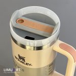 تراول ماگ استنلی Stanley Quencher مدل تامبلر رنگ گلبهی روشن 40oz-کد 0423 - Image 4
