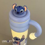 تراول ماگ استیچ و آنجل طرح تامبلر برند دیزنی اورجینال (Stitch Disney) کد 0417 - Image 6