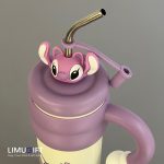 تراول ماگ استیچ و آنجل طرح تامبلر برند دیزنی اورجینال (Stitch Disney) کد 0417 - Image 7
