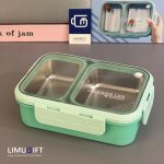 ظرف غذا استیل واشردار دو خانه برند Laxson کد 0433 - Image 3