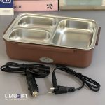 ظرف غذا برقی کتابی سه قسمتی کد 0452 - Image 5