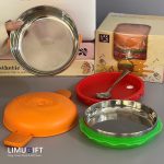 لانچ باکس استیل کودک طرح فانتزی همبرگر- کد 0441 - Image 5