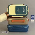 ظرف غذا کتابی دو قسمتی- کد 0444