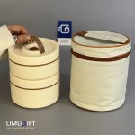 ظرف غذا کیف دار استیل دو عددی کد 0439