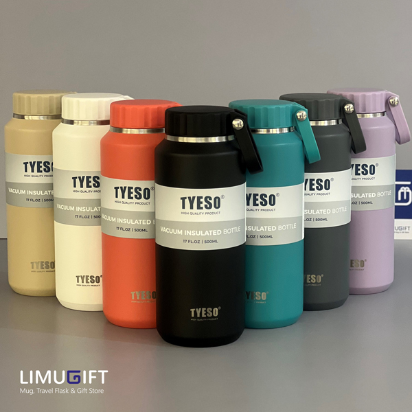 مینی فلاسک تایسو درب پیچی مینی فلاسک تایسو 500 میل با درب پیچی (Tyeso) کد 0447 - Image 1
