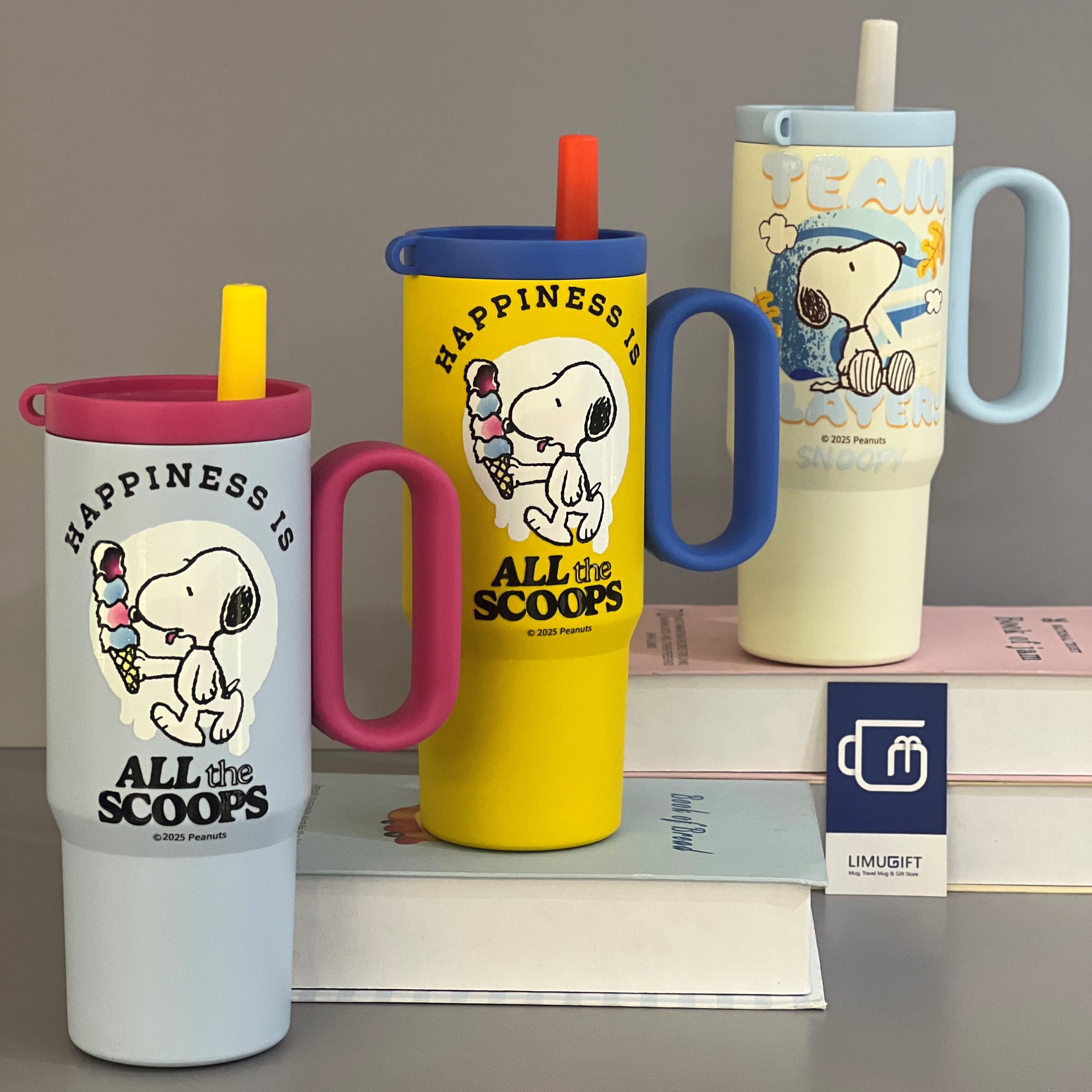 تامبلر اسنوپی تراول ماگ اسنوپی طرح تامبلر برند Peanuts کد 0478 - Image 1