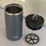 تراول ماگ تایسو فرنچ پرس دار 600 میل شاین دار (Tyeso) کد 0492 - Image 10