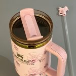 ماگ استنلی طرح پاپیون جعبه کادویی 40oz صورتی (Stanley) کد 0565 - تصویر 4