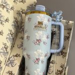 ماگ استنلی طرح پاپیون جعبه کادویی 40oz آبی (Stanley) کد 0563 - تصویر 2