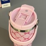 تراول ماگ فانتزی دوحالته دسته دار گل و پاپیون 600 میل کد 0572 - تصویر 11