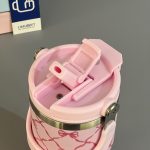 تراول ماگ فانتزی دوحالته دسته دار گل و پاپیون 600 میل کد 0572 - تصویر 7