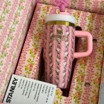 ماگ استنلی مینی گلدار کلاسیک صورتی 14oz جعبه کادویی (Stanley) کد 0554 - تصویر 3