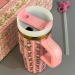 ماگ استنلی مینی گلدار کلاسیک صورتی 14oz جعبه کادویی (Stanley) کد 0554 - تصویر 5
